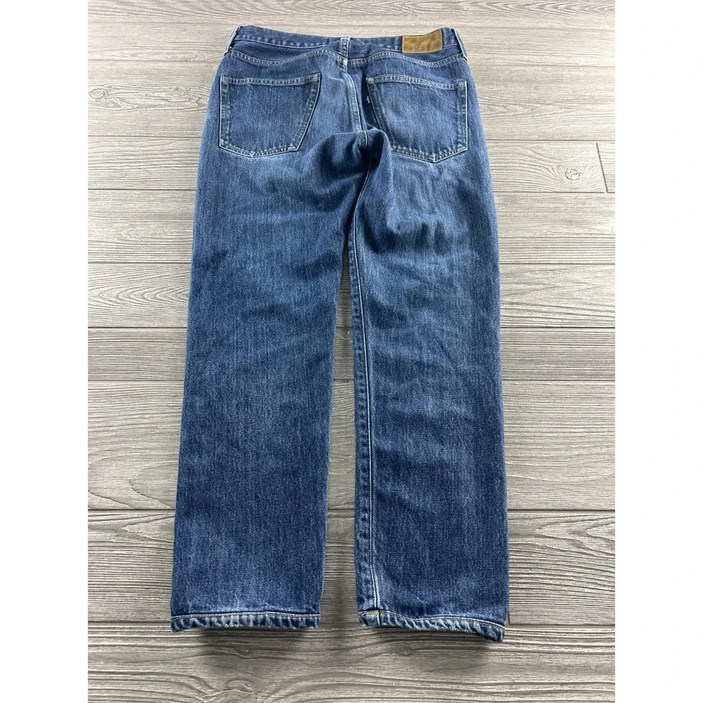 Levi's Made & Crafted Shuttle Tapered Blue Jeans Mens 30 Dark Wash